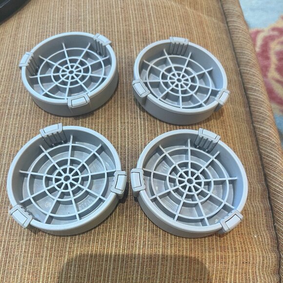 NINTENDO WII Fit Balance Board Replacement Feet Risers RVL-025 Grey Plastic - Picture 3 of 5